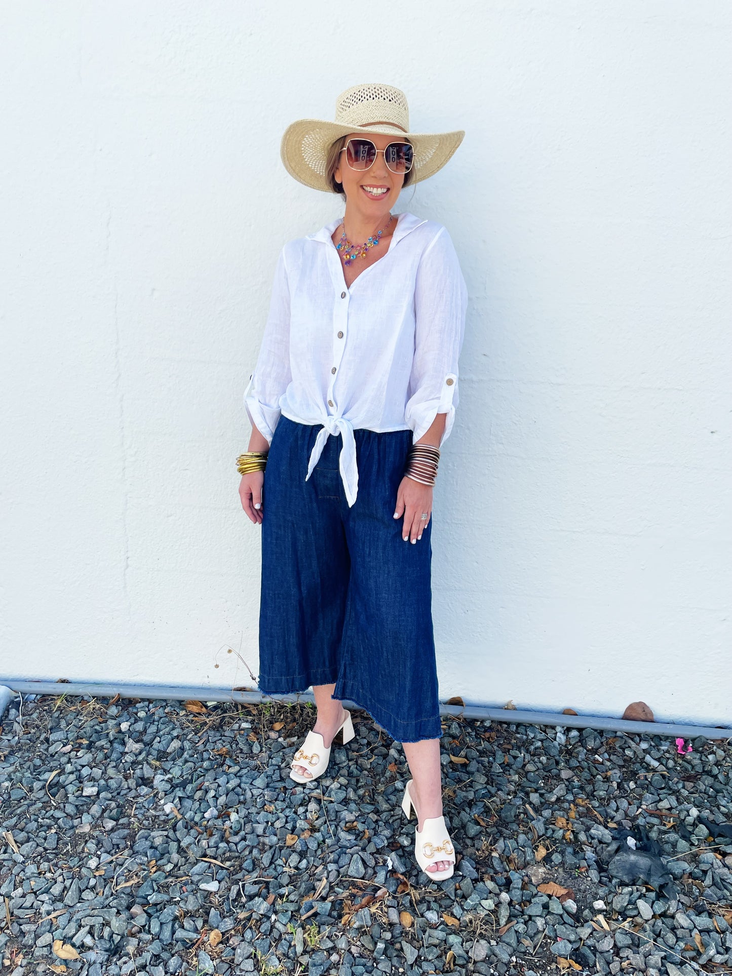 Lina Top in Crisp White *FINAL SALE