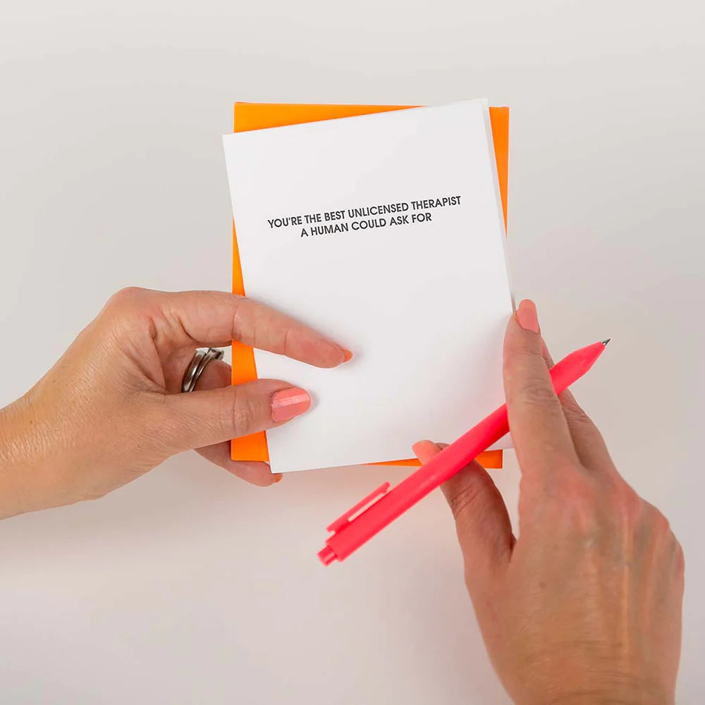 Unlicensed Therapist Card