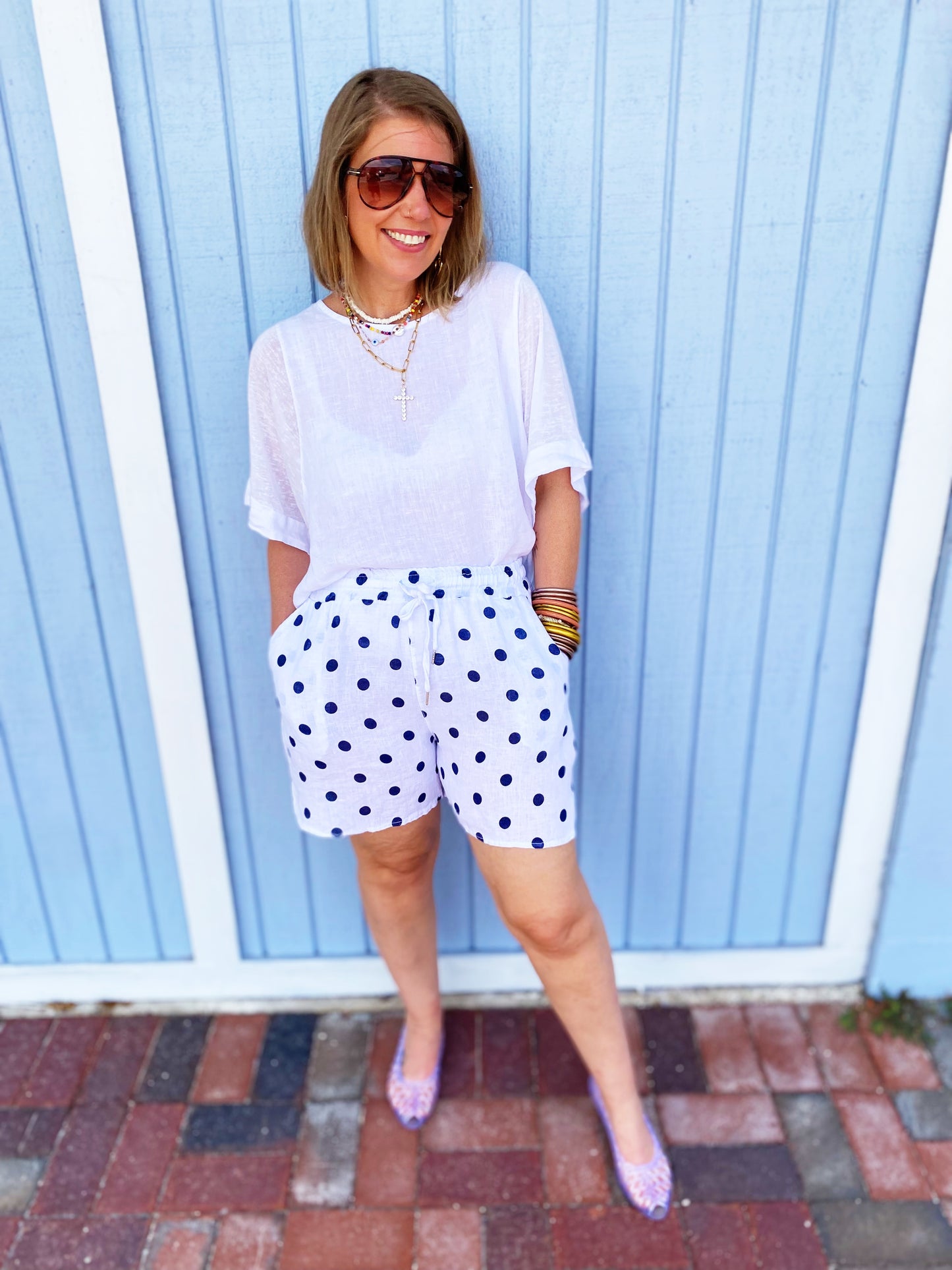 Paulette Polka Dot Shorts FINAL SALE