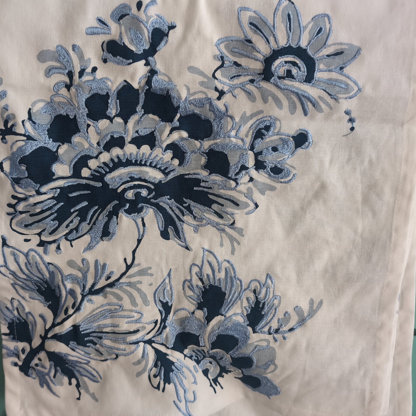 Perennial Blue Table Runner *FINAL SALE