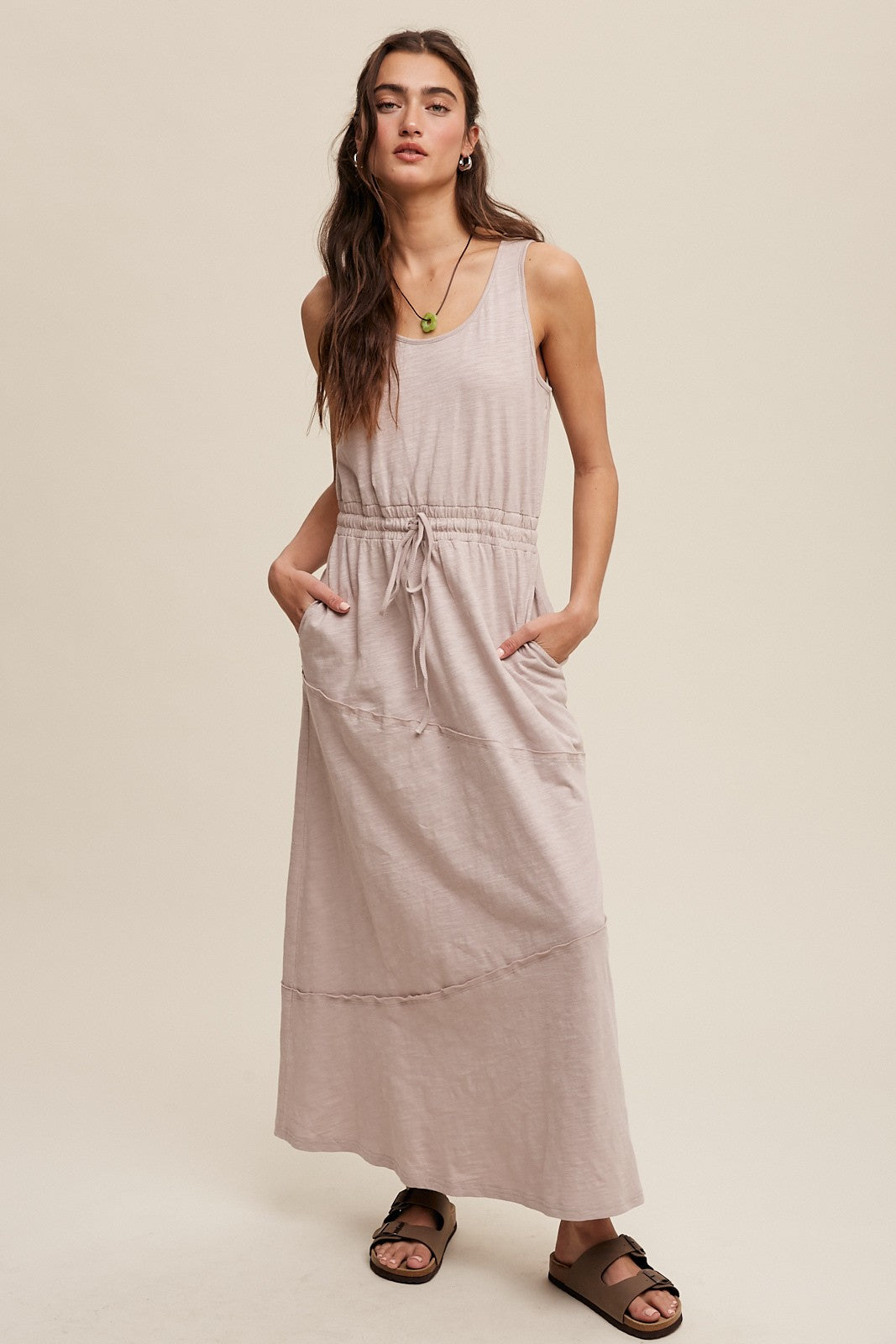 Ash Distressed Tank Dress *FINAL SALE
