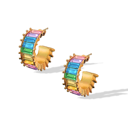 Sprinkle Pastel Cheer Hoops