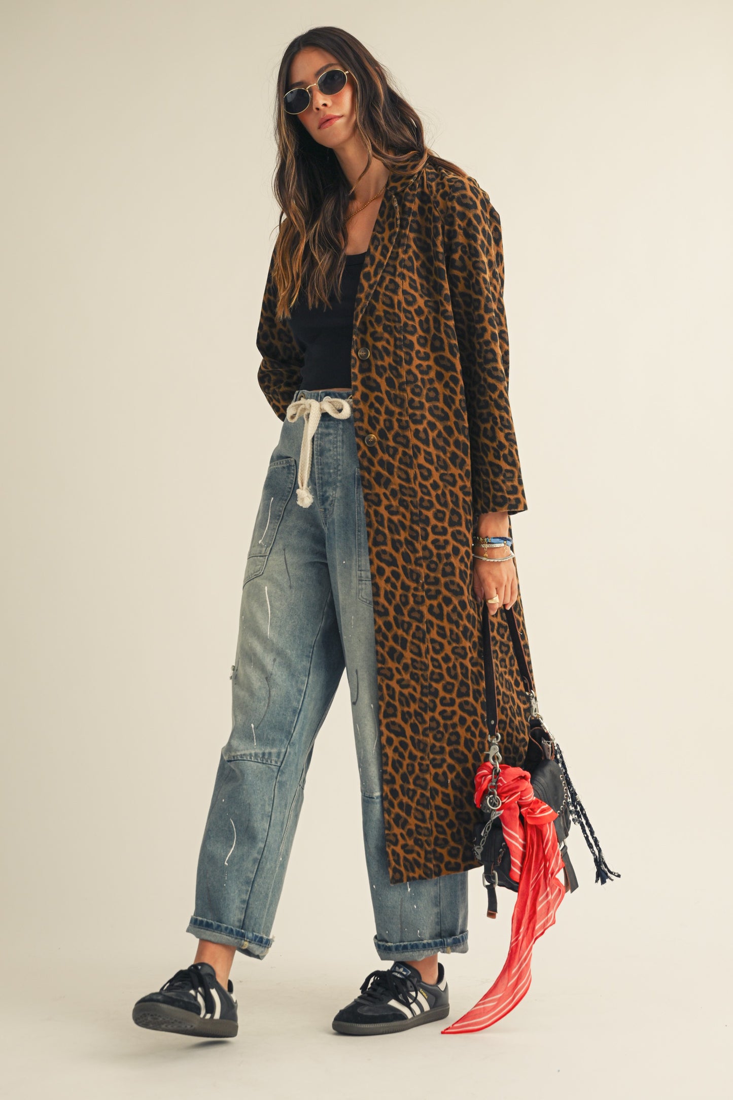 French Leopard Long Jacket PREORDER