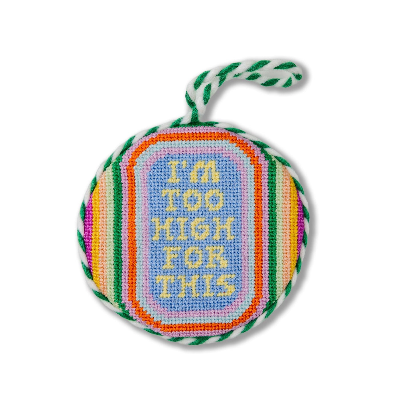 Needlepoint Ornament - Too High