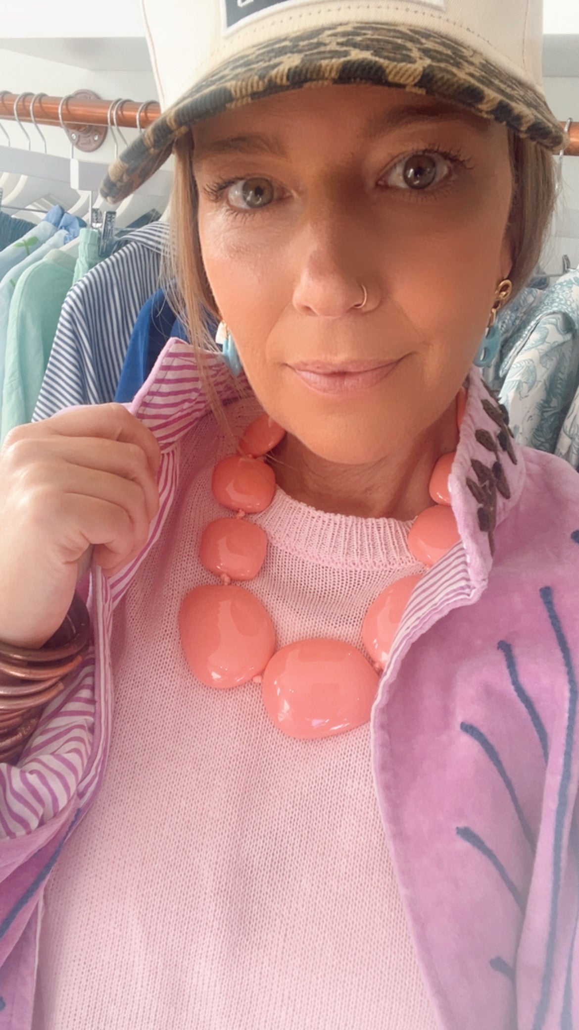 Charlotte Necklace Pink