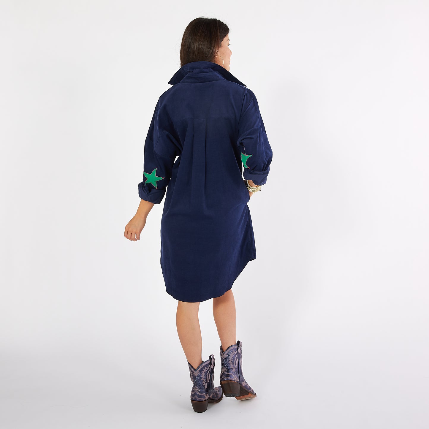 Corduroy Star Dress