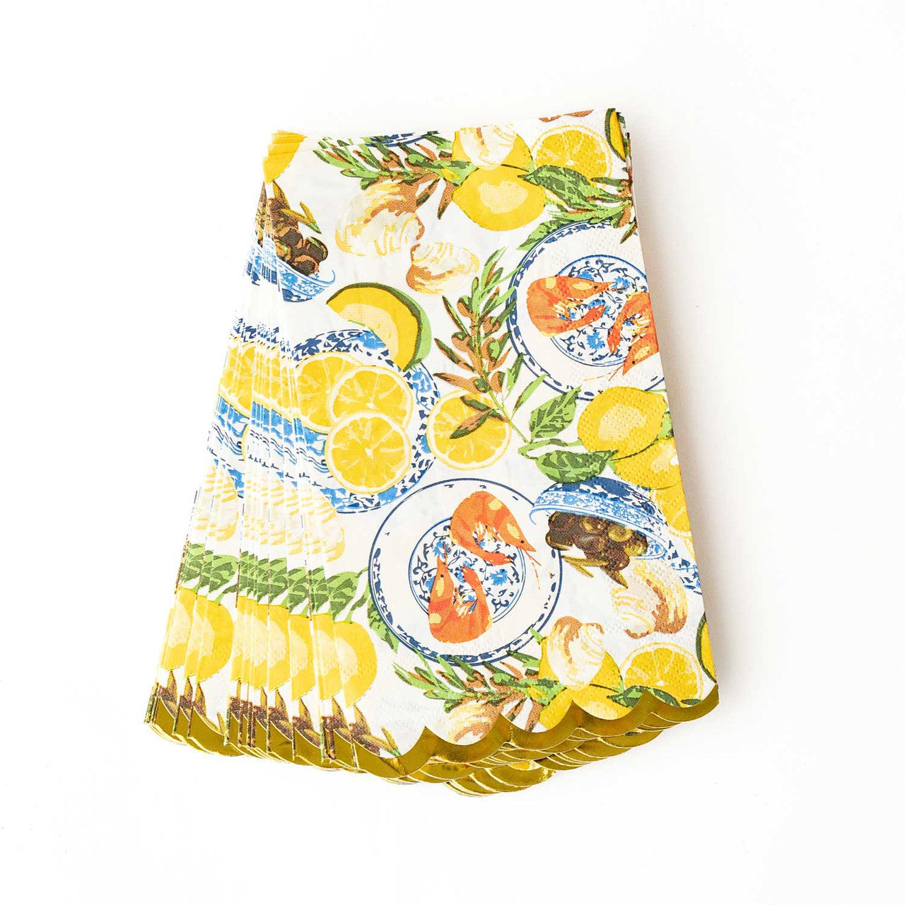 Lemon Santorini Tablescape