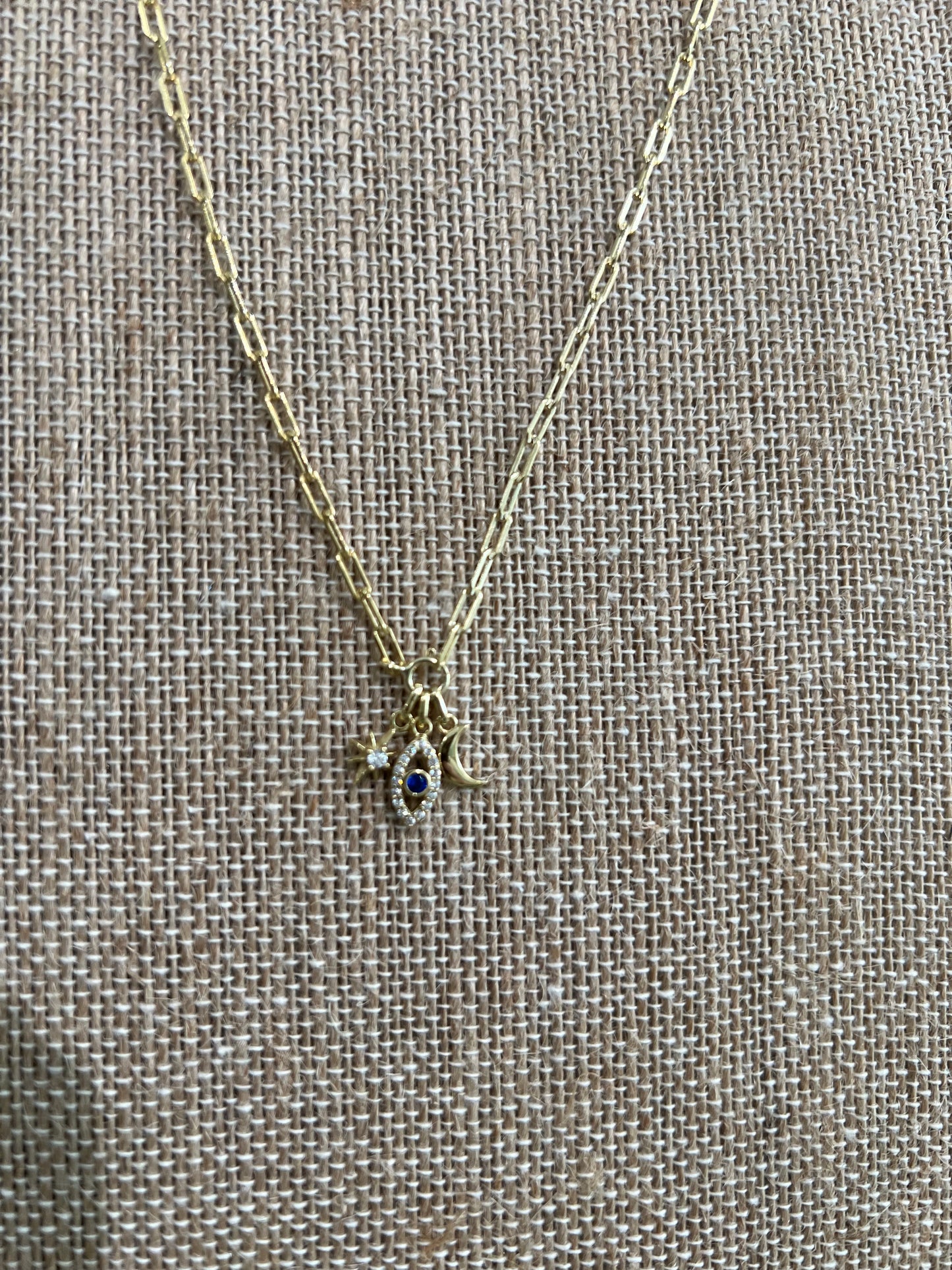 Sterling Silver Lucky Charm Necklace