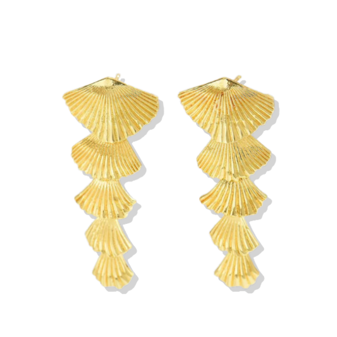 Florida! Seashell Statement Earrings