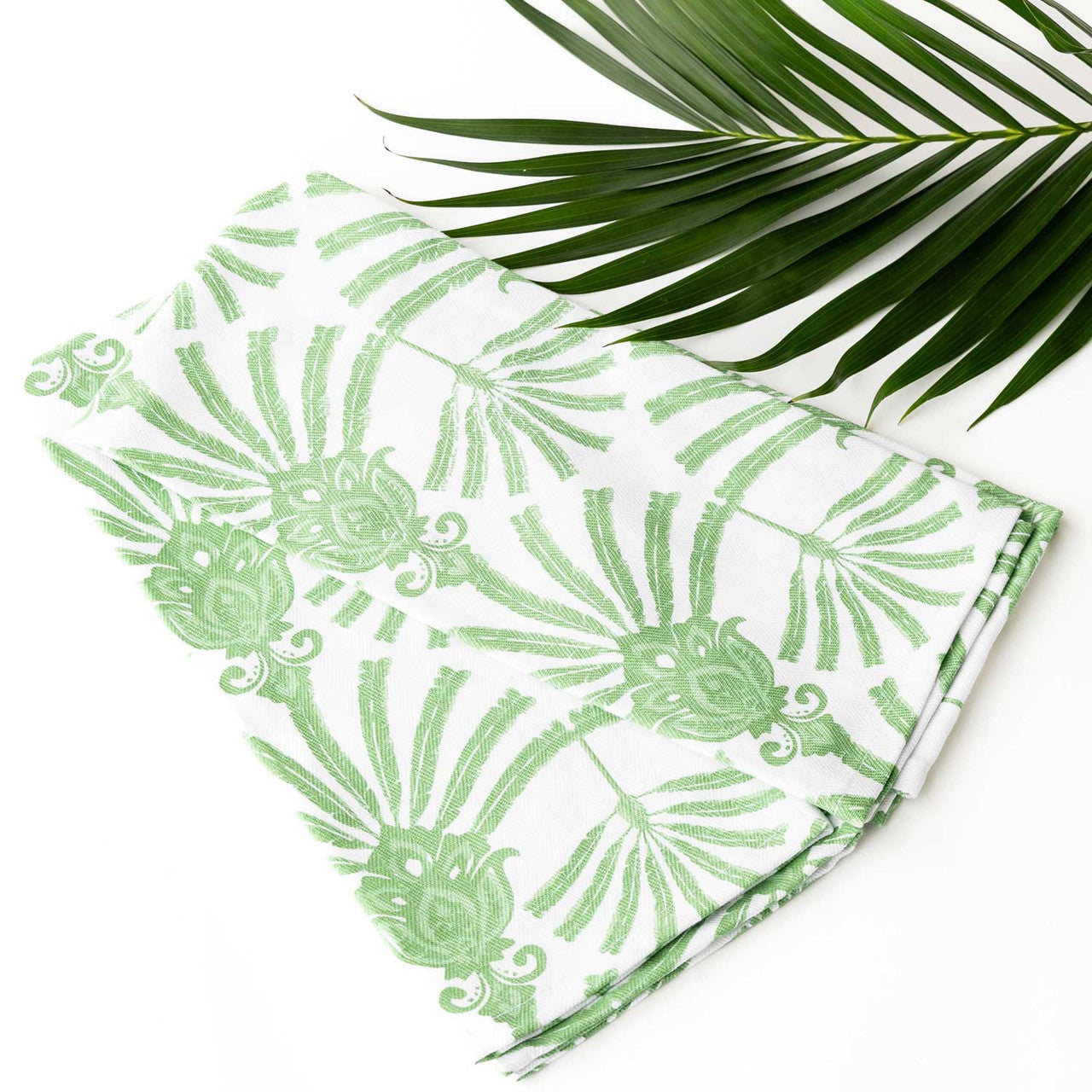 Palm Deco Tablescape