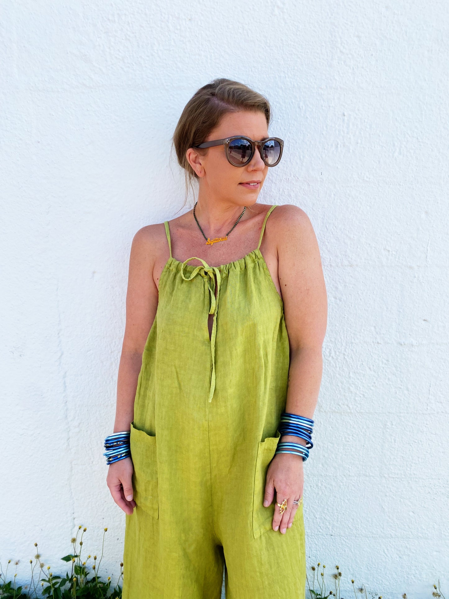 Crystal Jumpsuit in Green