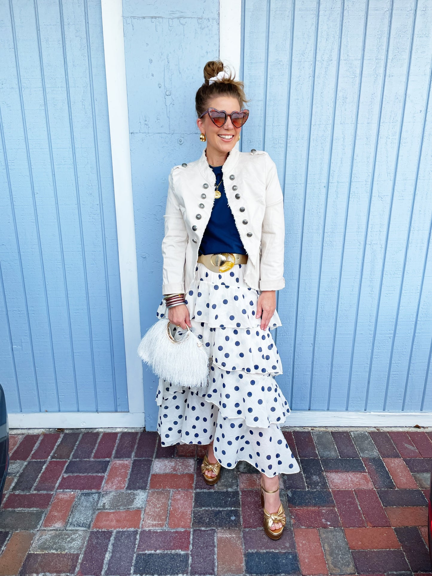 Aubrey Skirt In Polka Dot