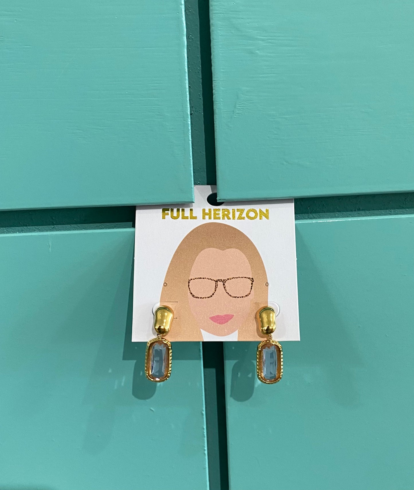 Lively Gemstone Earring - Multiple colors