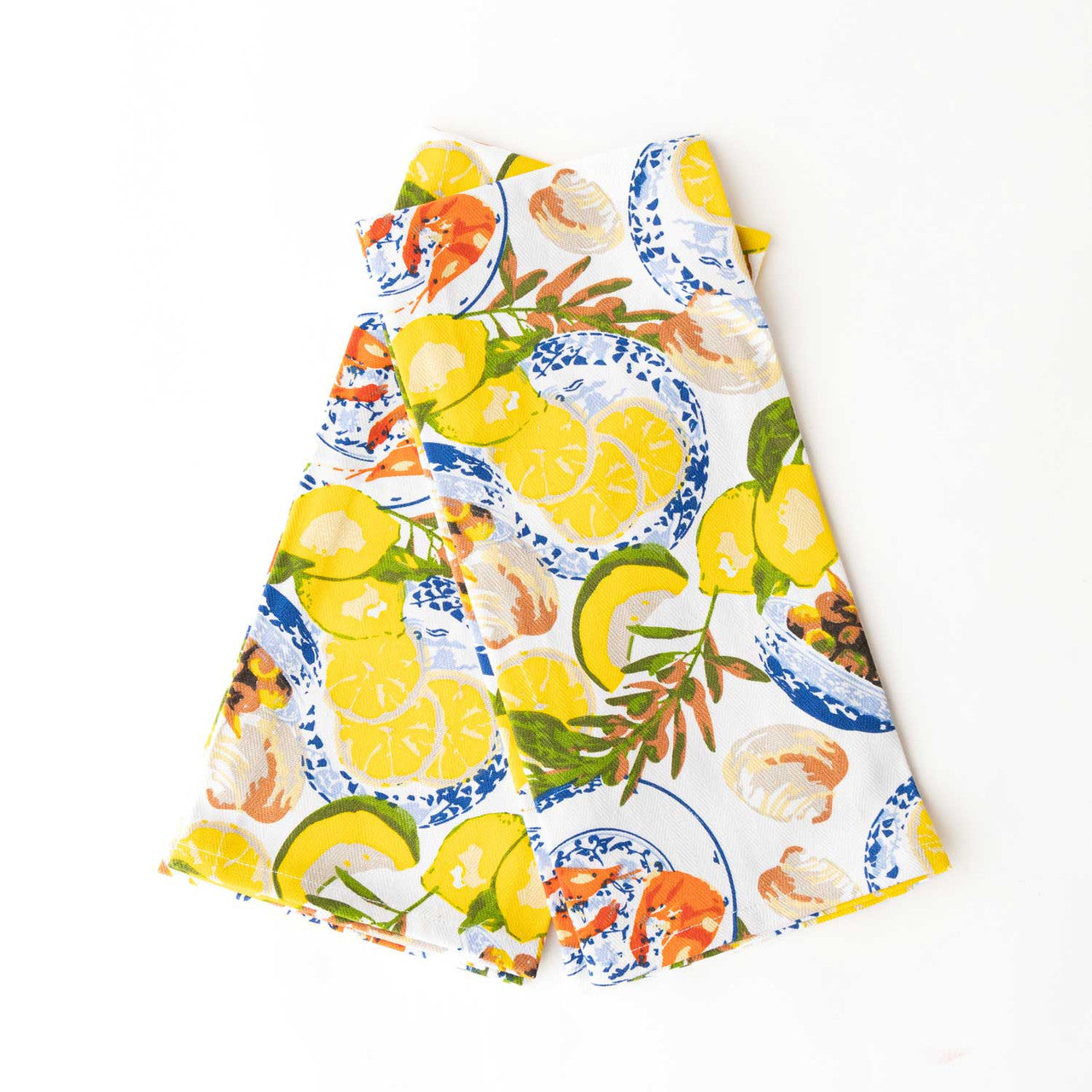 Lemon Santorini Tablescape
