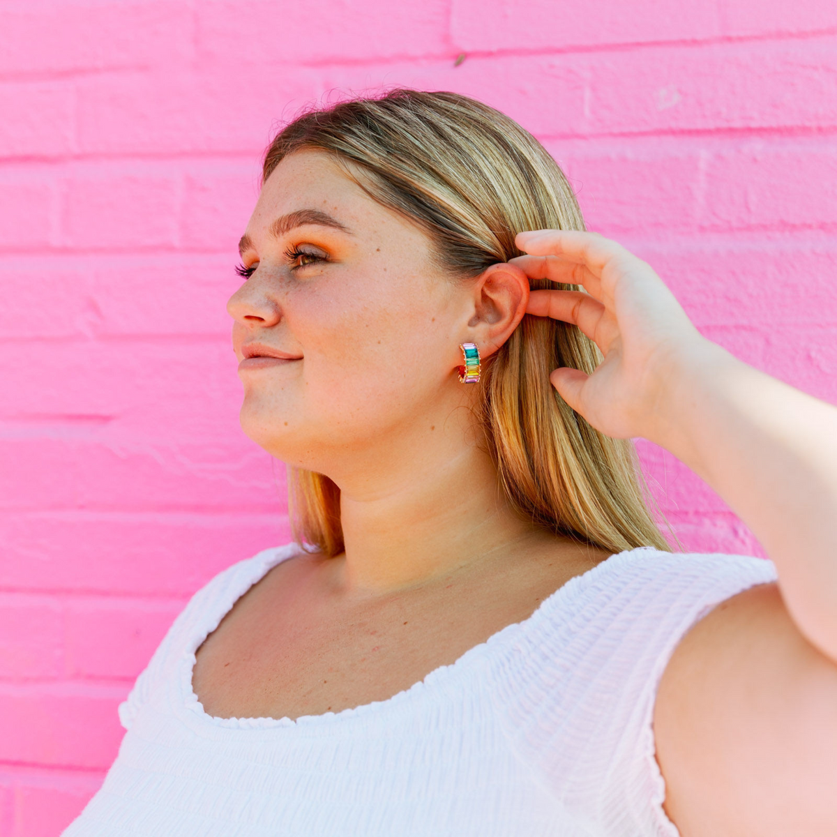 Sprinkle Pastel Cheer Hoops