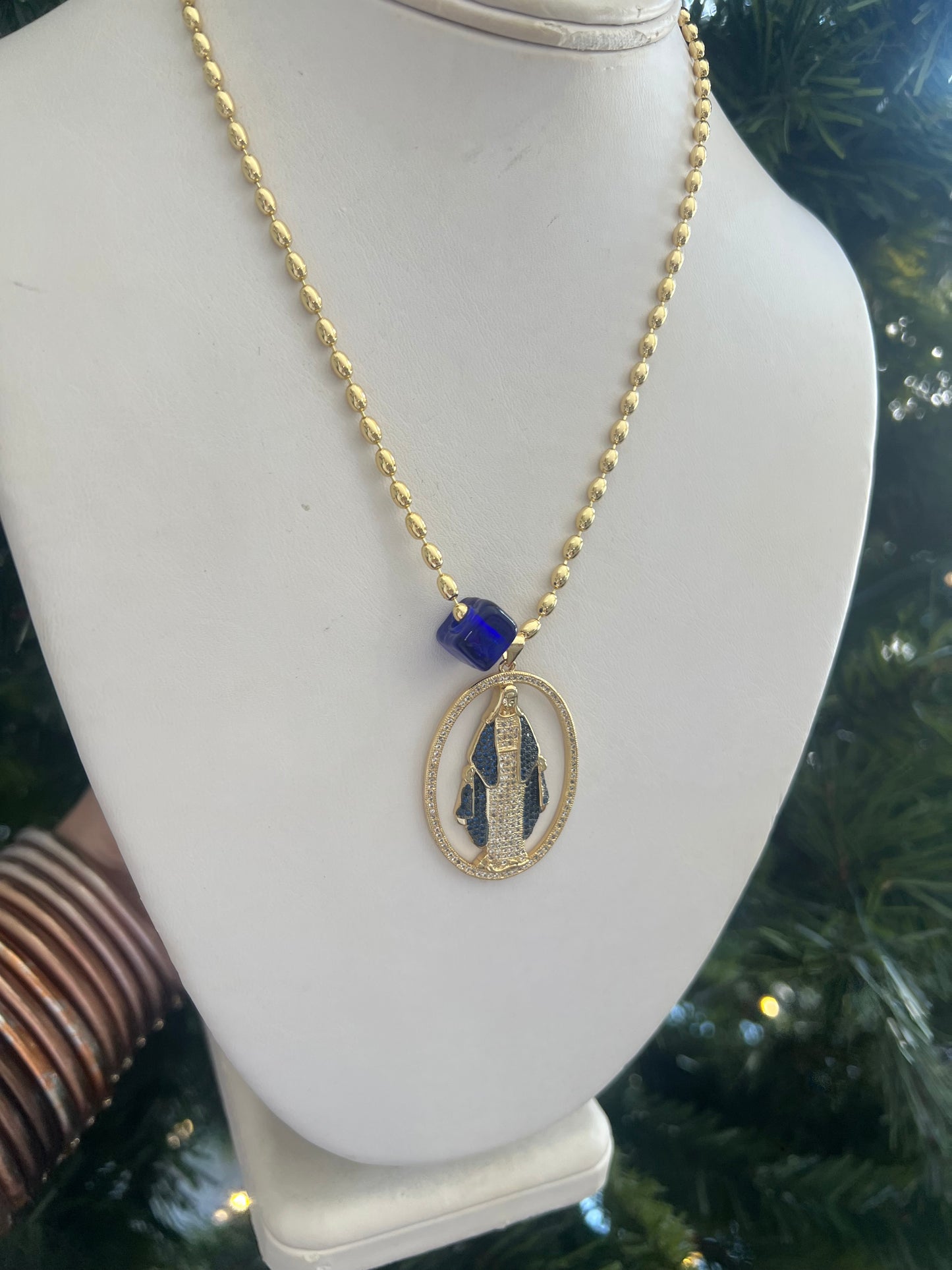 Virgin Mary Necklace
