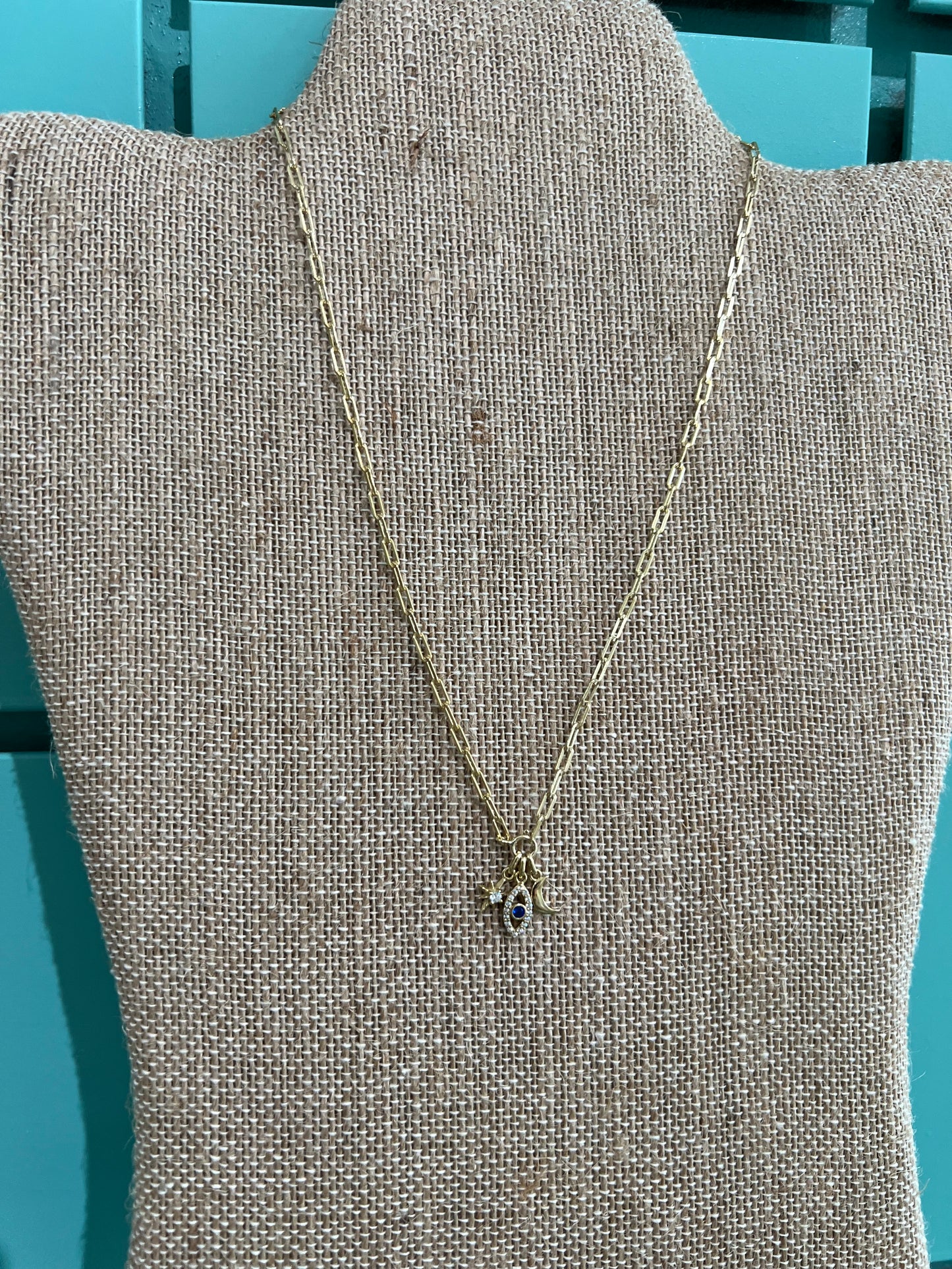 Sterling Silver Lucky Charm Necklace
