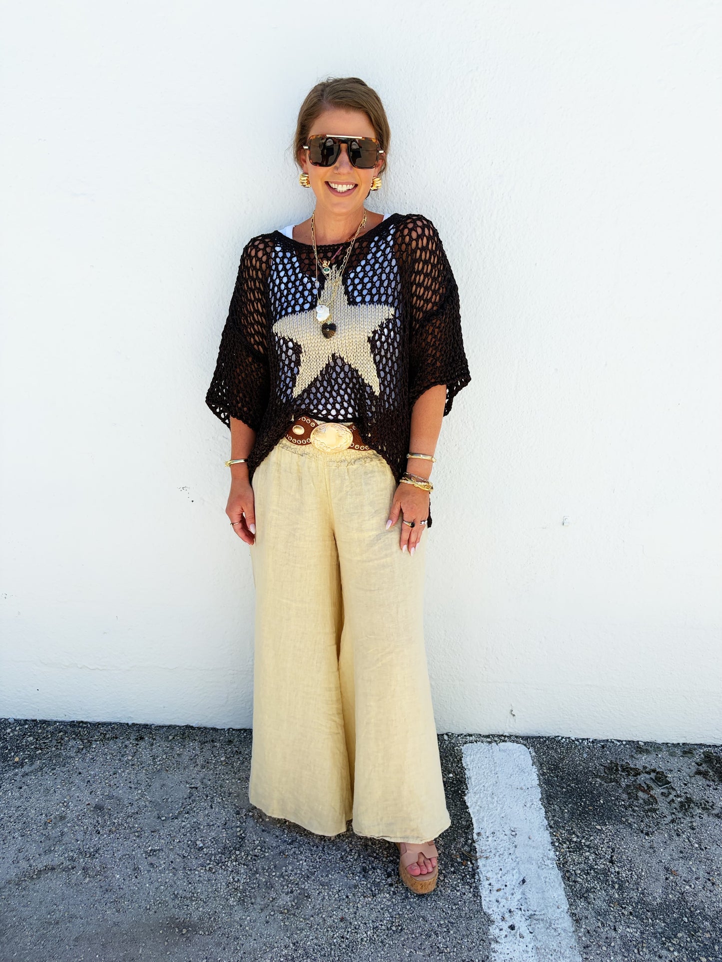 Gina Star Sweater in Chocolate