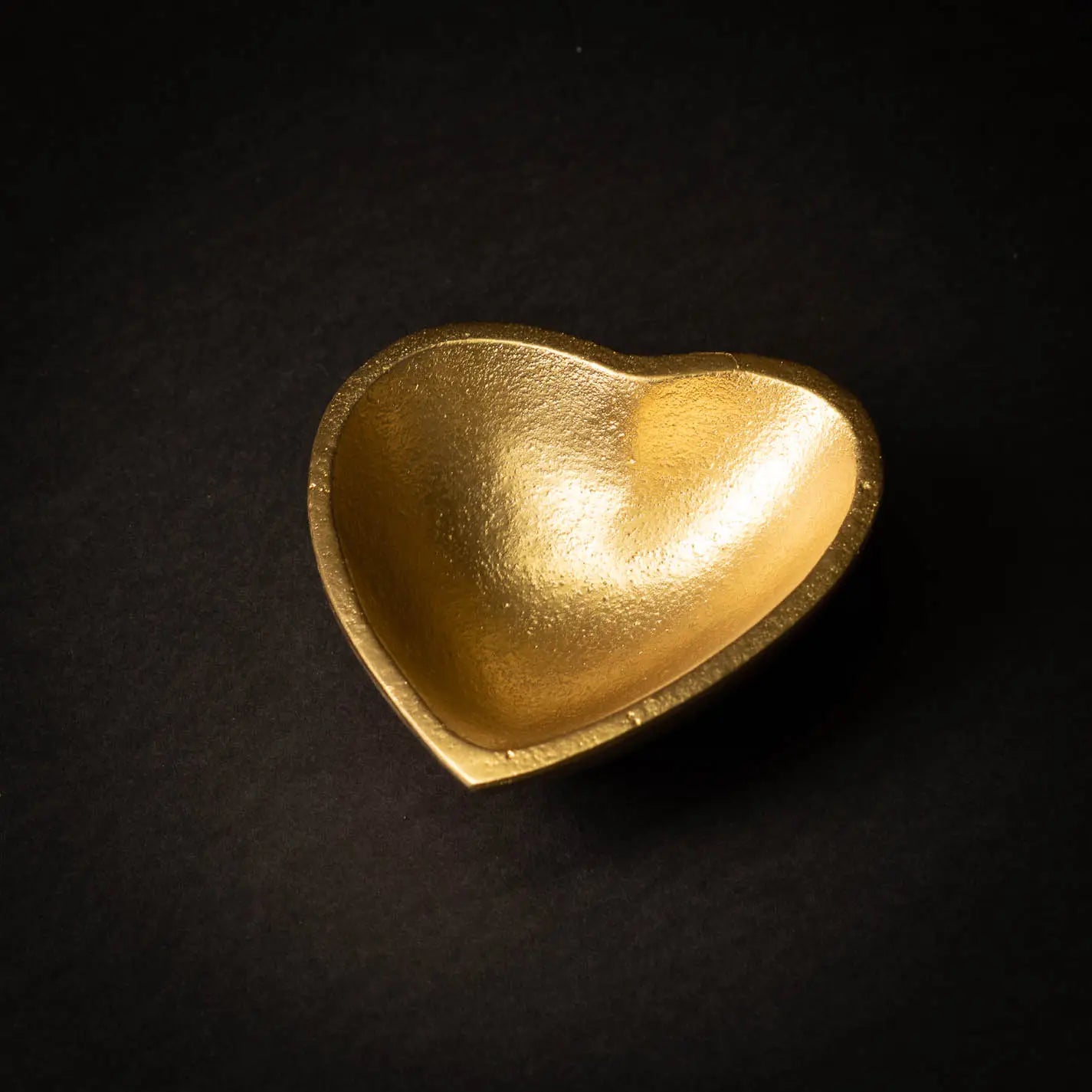 Textured Gold Heart Bowl Small FINAL SALE