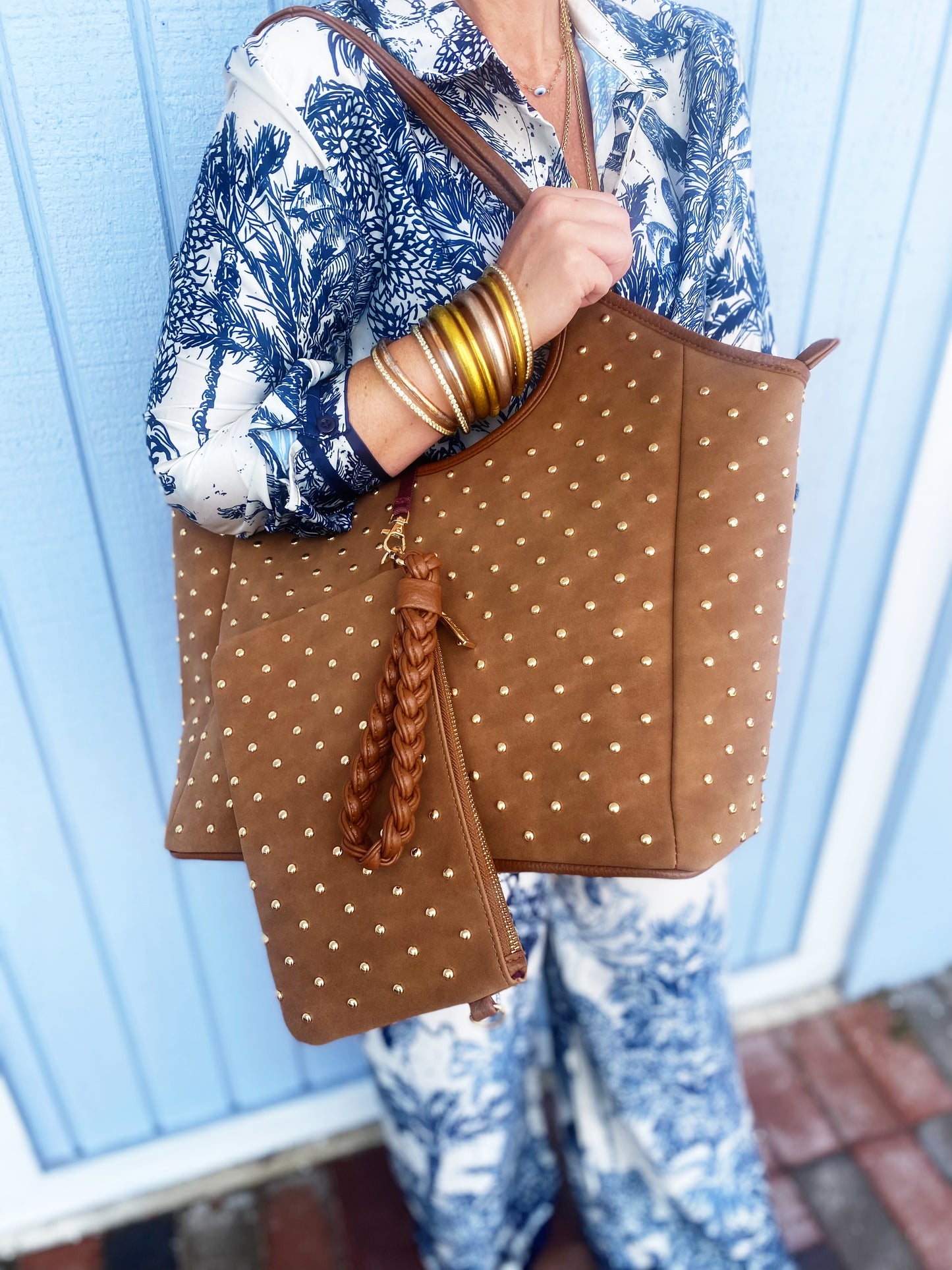 Isla Saddle Tote
