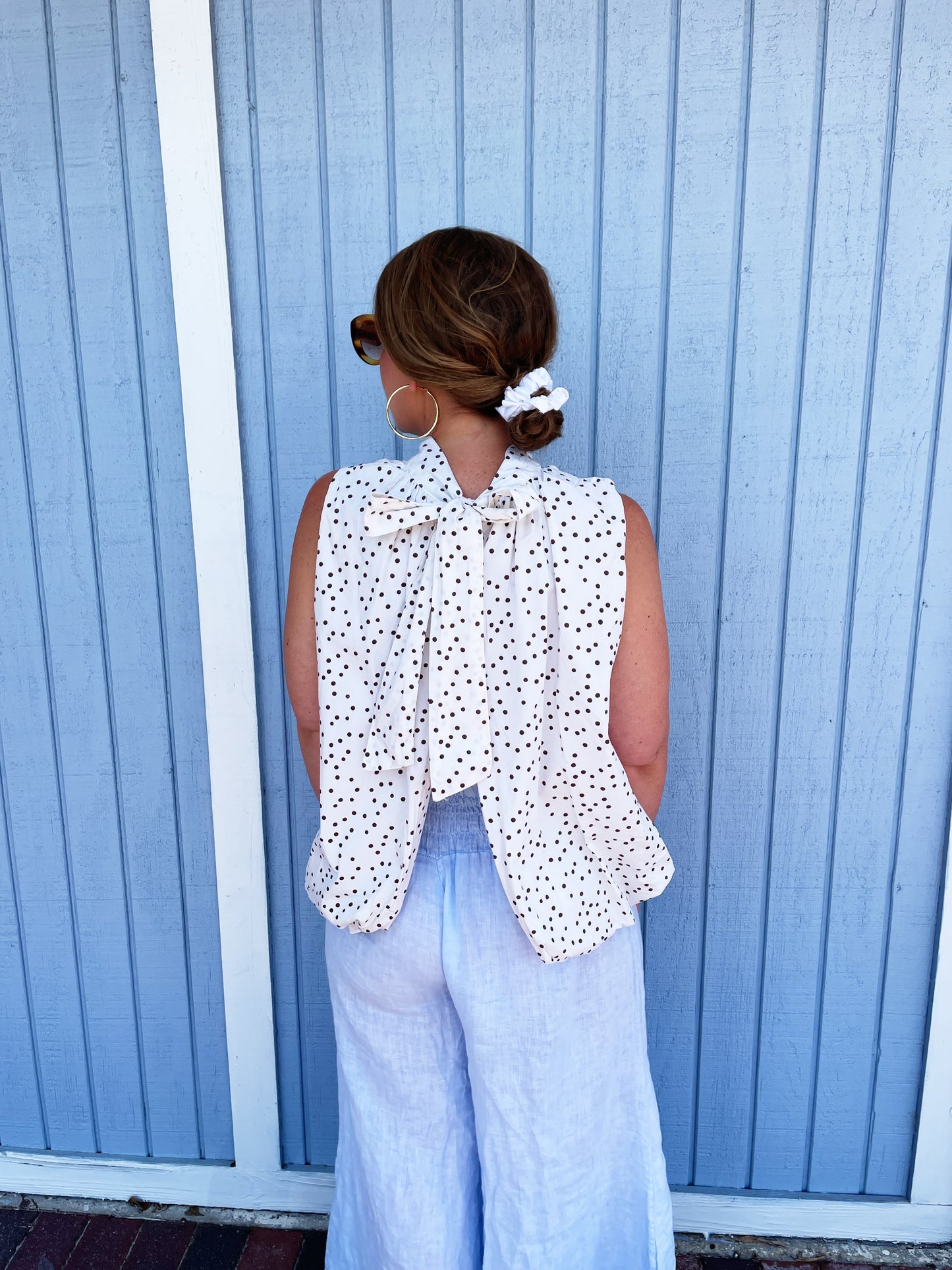 Marcella Blouse Open Back