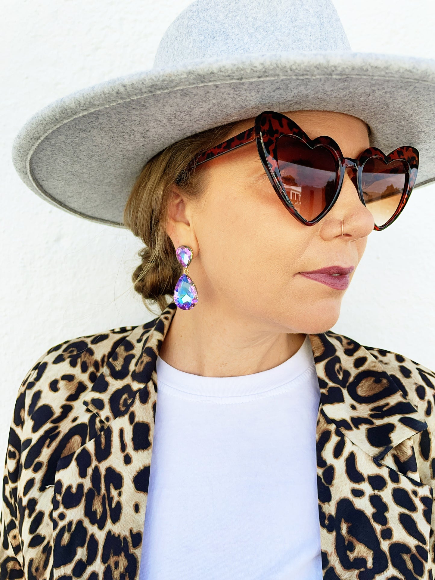 Meadow Earrings- Purple