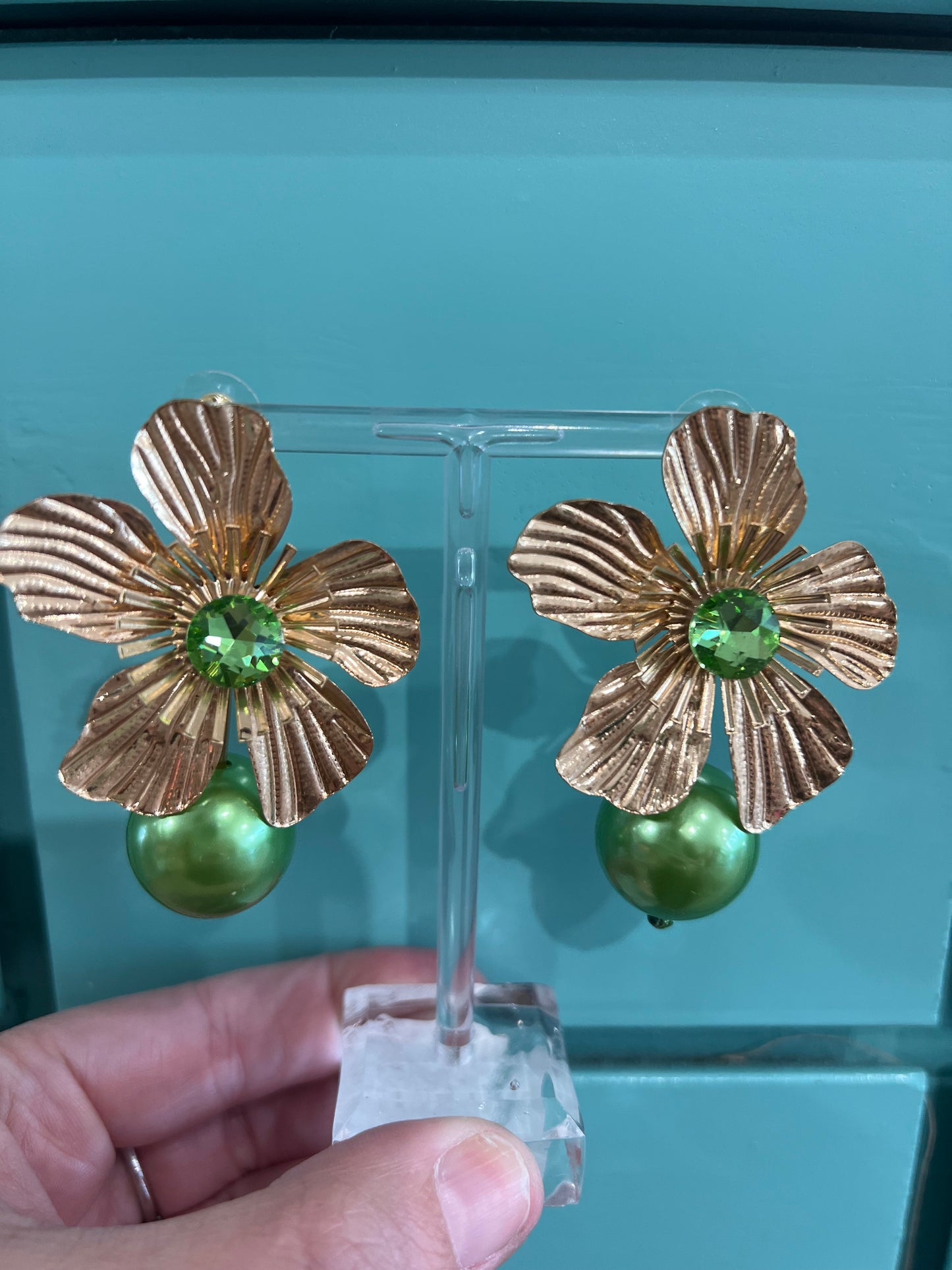 Carrie Earring in Green