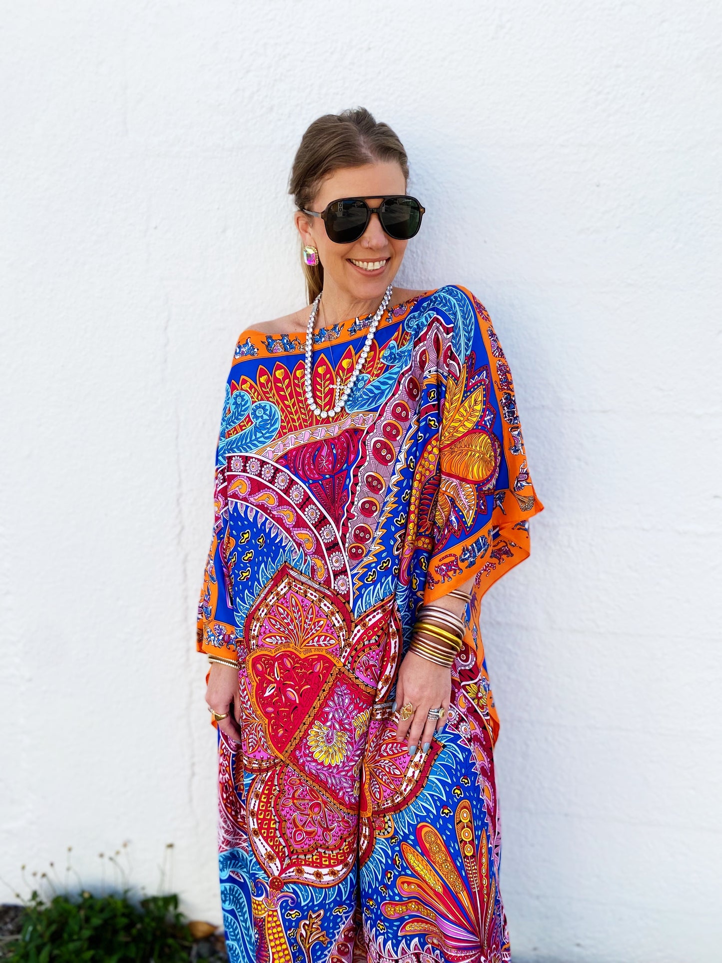 Ella Kaftan - Washable Silk- Multiple Prints