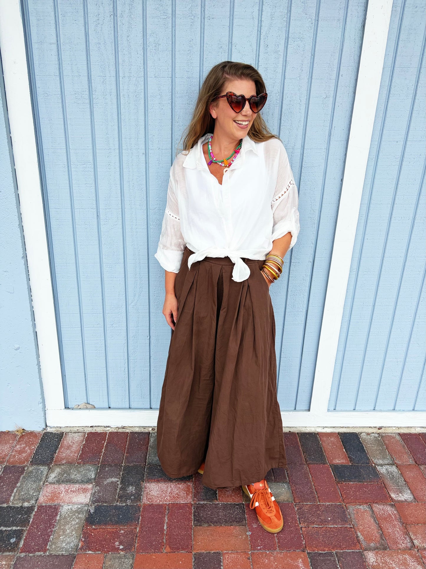 Alena Top White