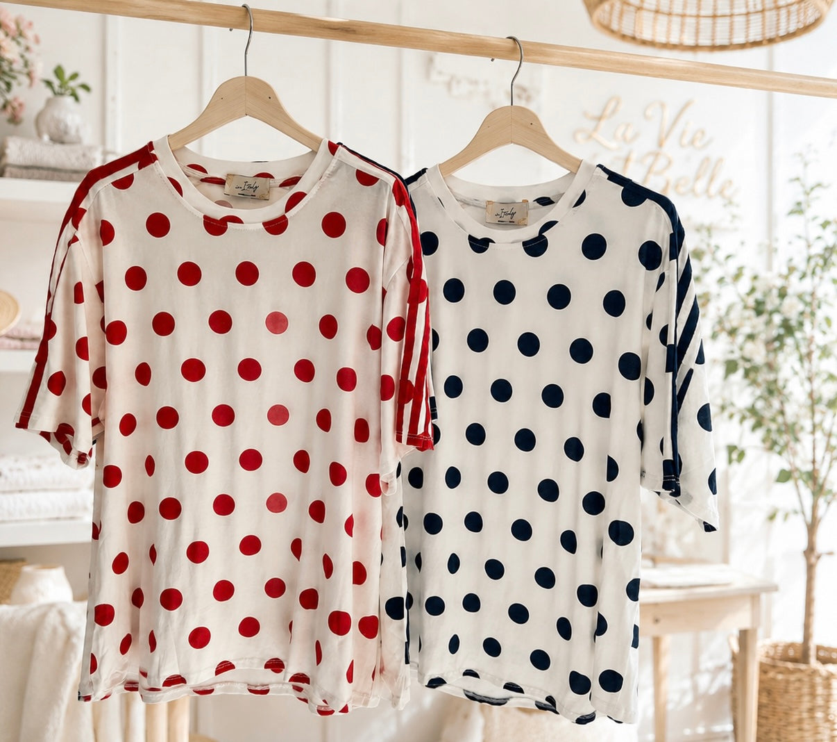 Polka Dot Tee (2 colors)