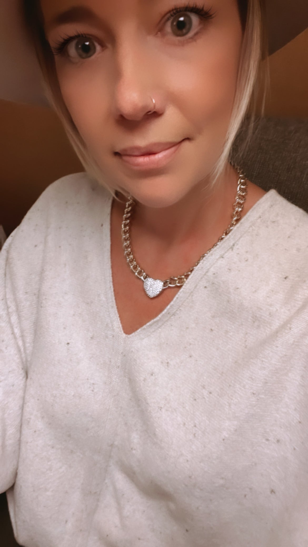 I heart you necklace