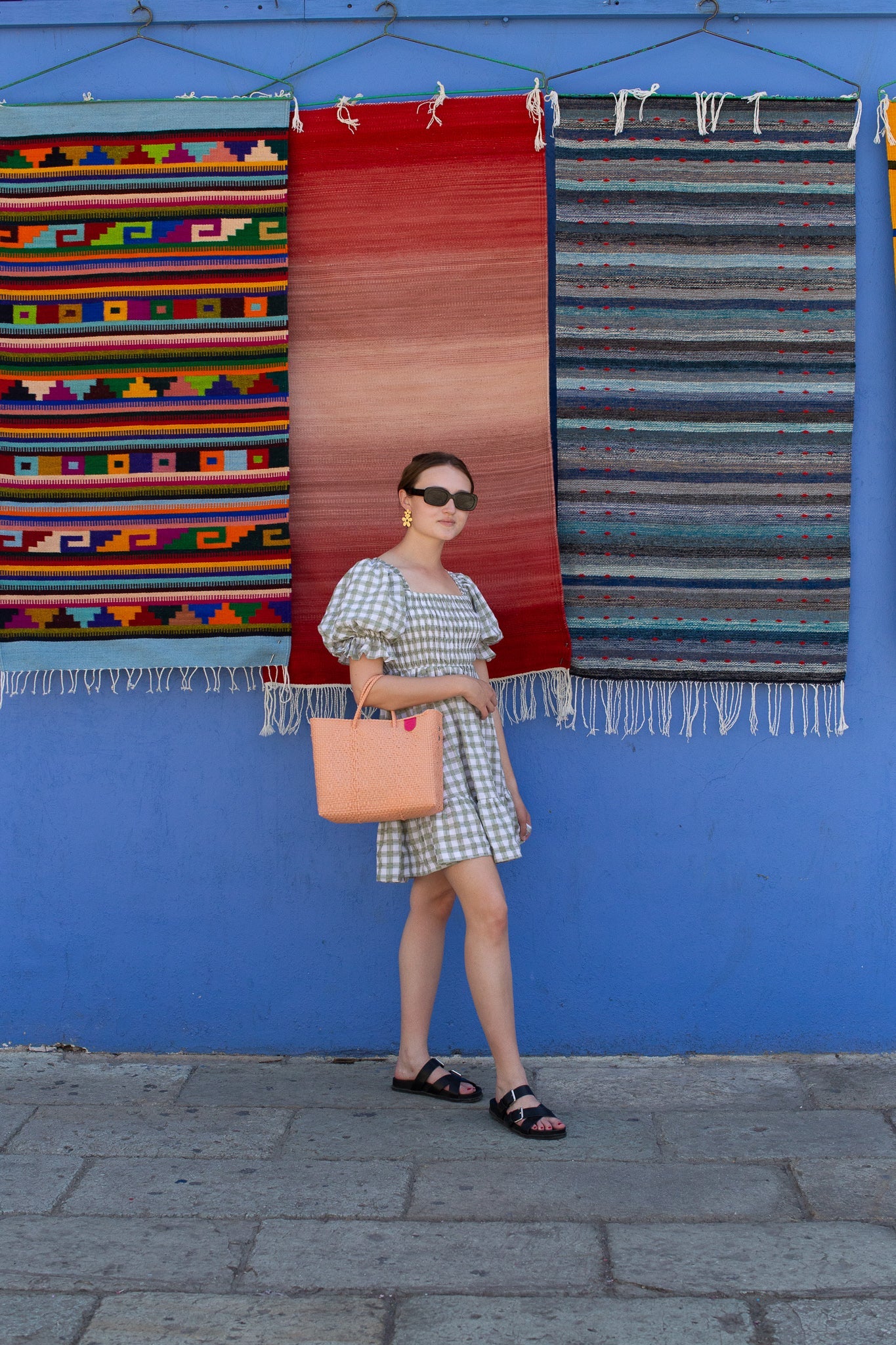 Canarias Medium Woven Resort Crossbody Bag