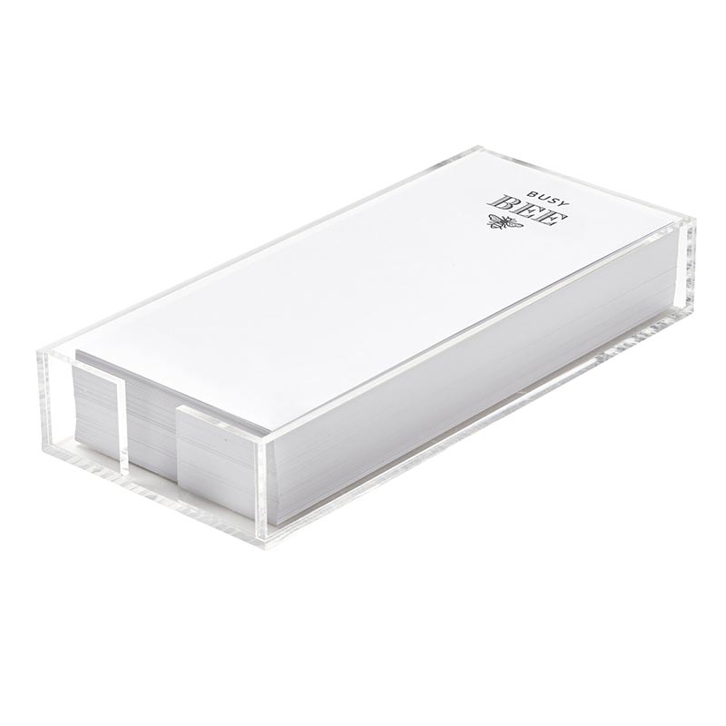 Notepaper in Acrylic Tray