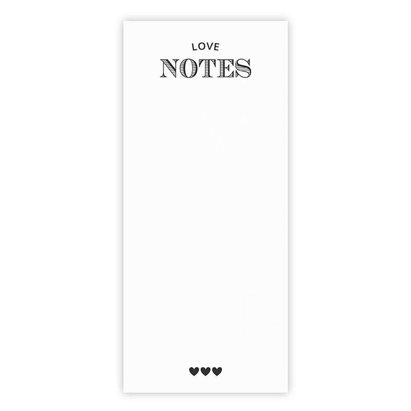 Notepaper in Acrylic Tray