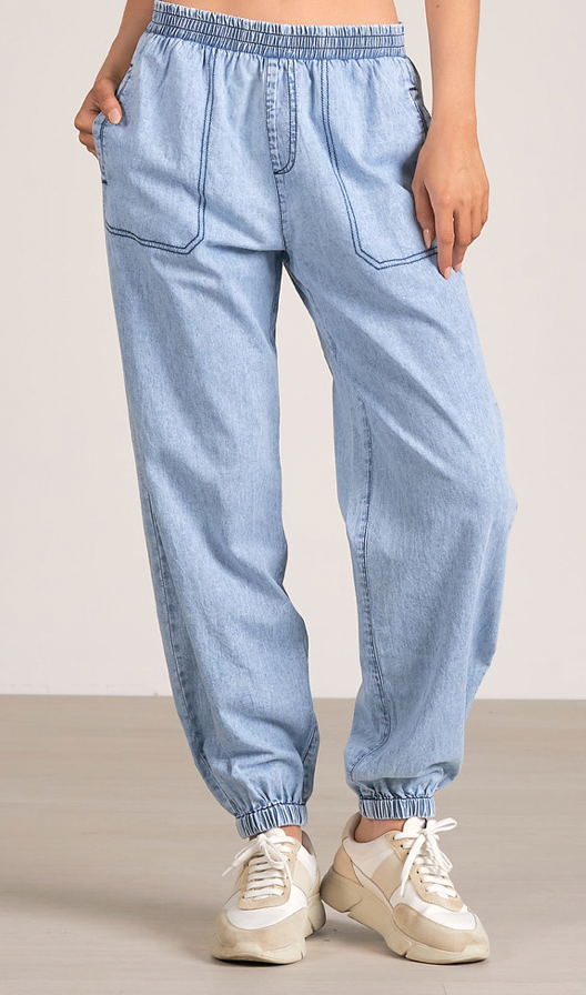 Blue Wash Jogger