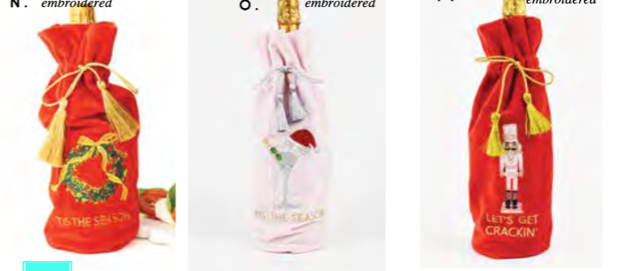 Velvet Wine Bags