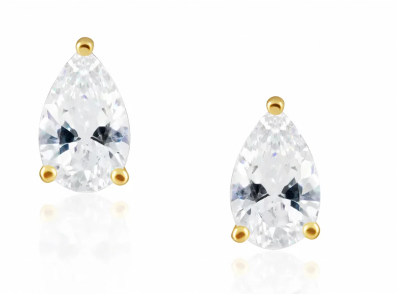 Pear Cut Studs