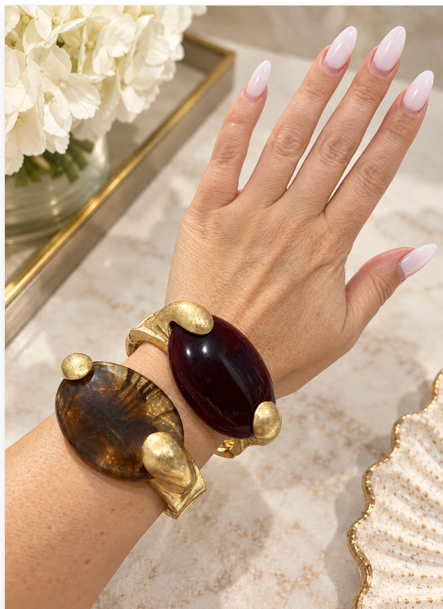 Prine Bracelet in Burgandy