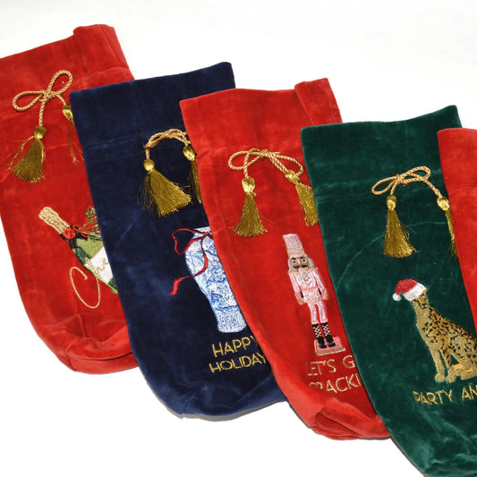 Velvet Wine Bags