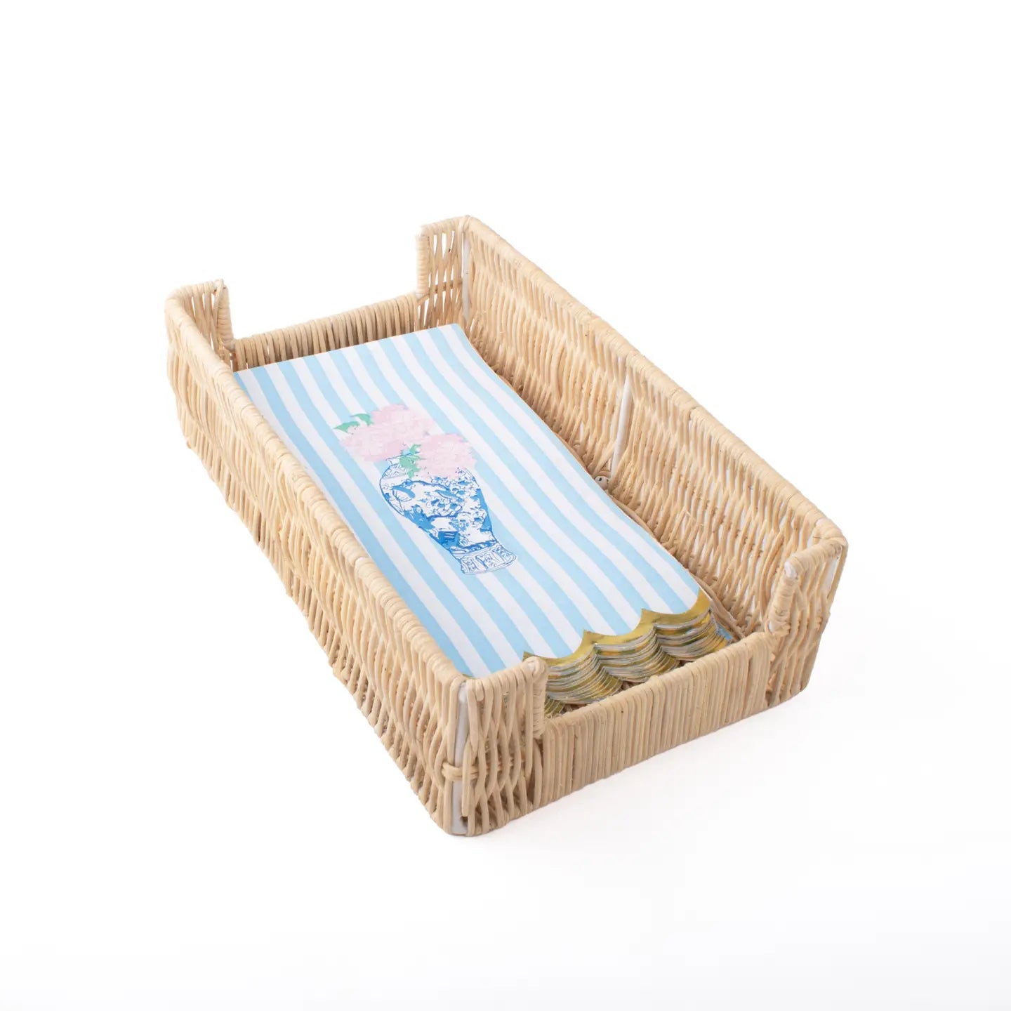 Natural Rattan Towel Tray * 2 sizes