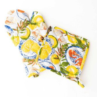 Lemon Santorini Tablescape