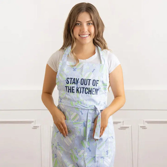 Blue Pickleball Stripe Kitchen Goods