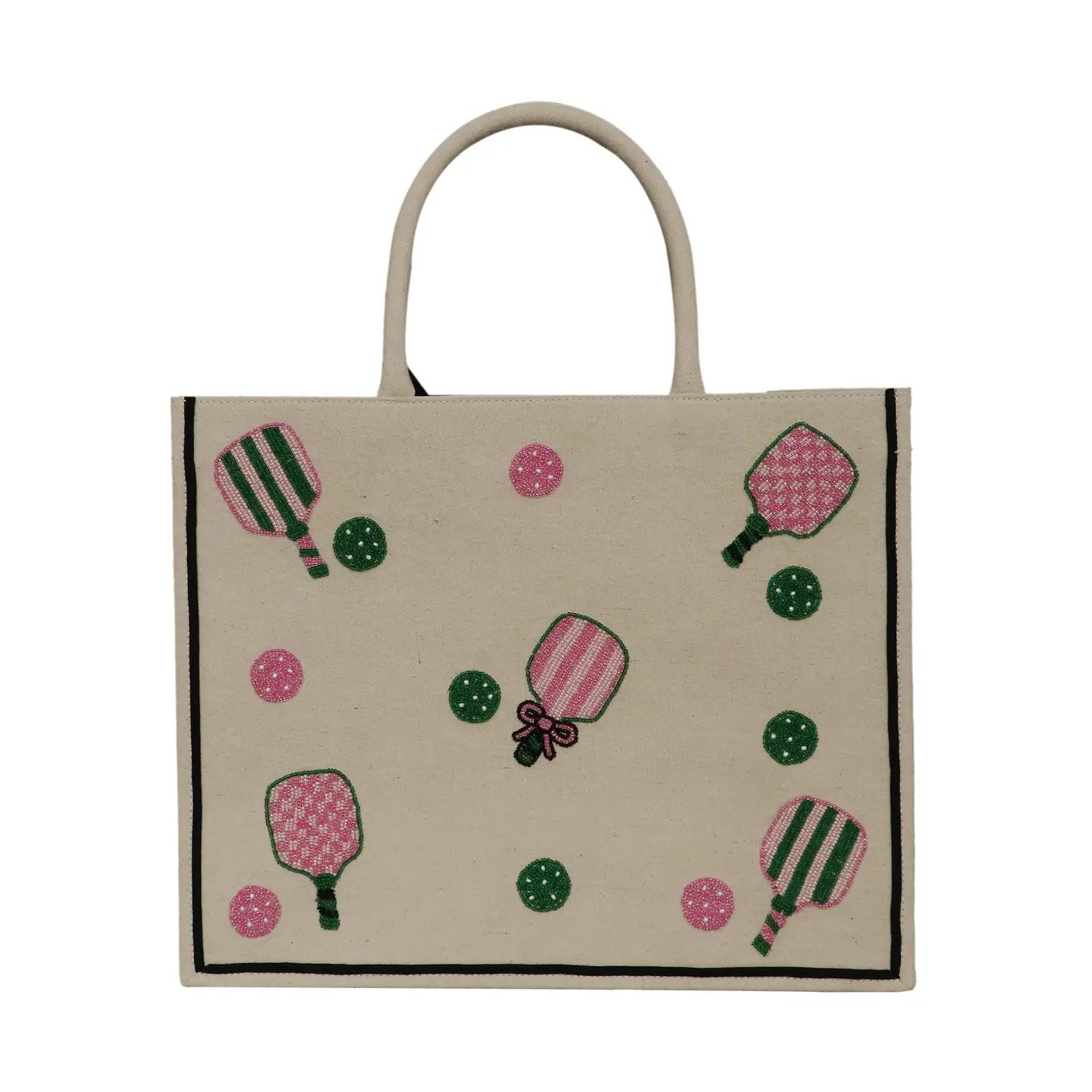 Custom Beaded Pickleball Bag- Add Initials