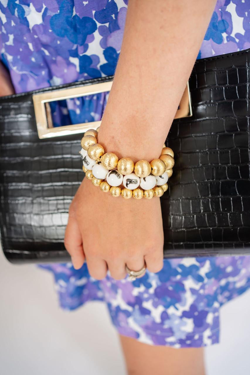 Chloe Croc Clutch