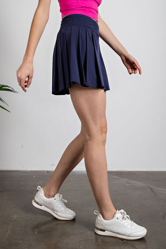 Active Pleat Tennis Skort