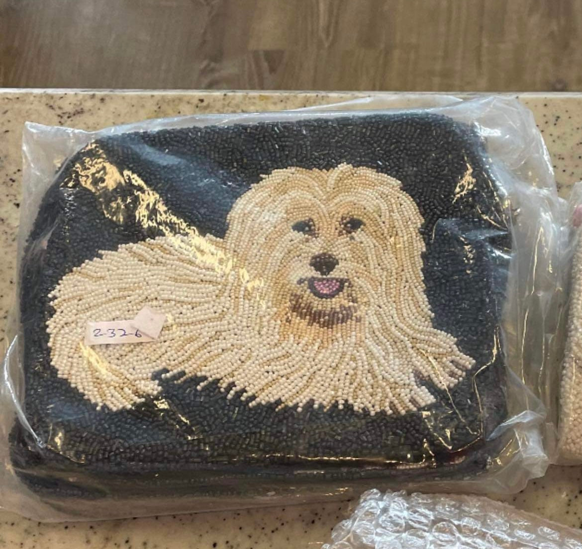 Custom Beaded Pet Bag