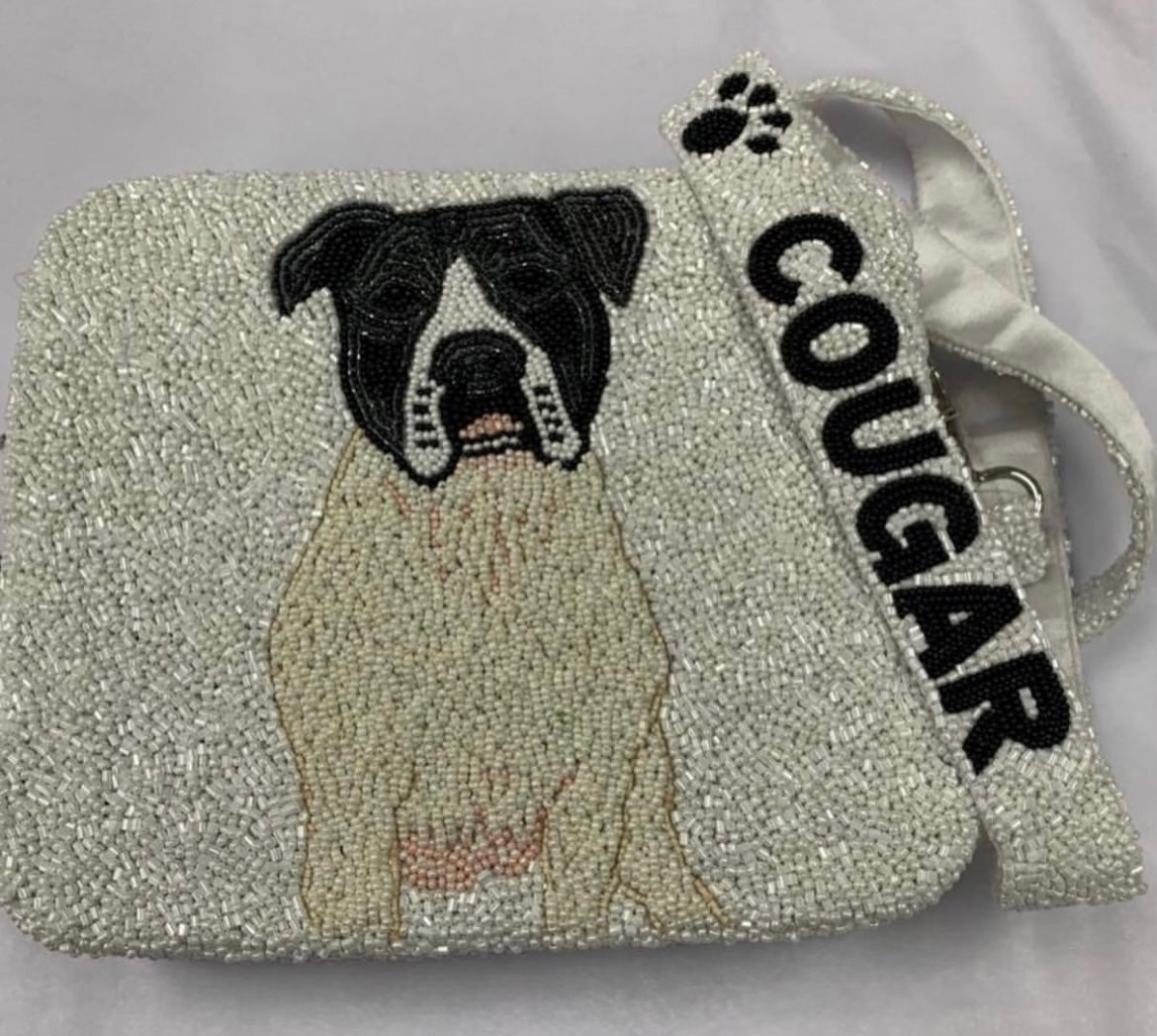 Custom Beaded Pet Bag