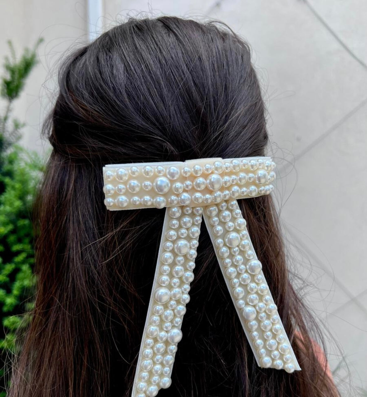 Sparkle plenty Pearl bow (2 colors)