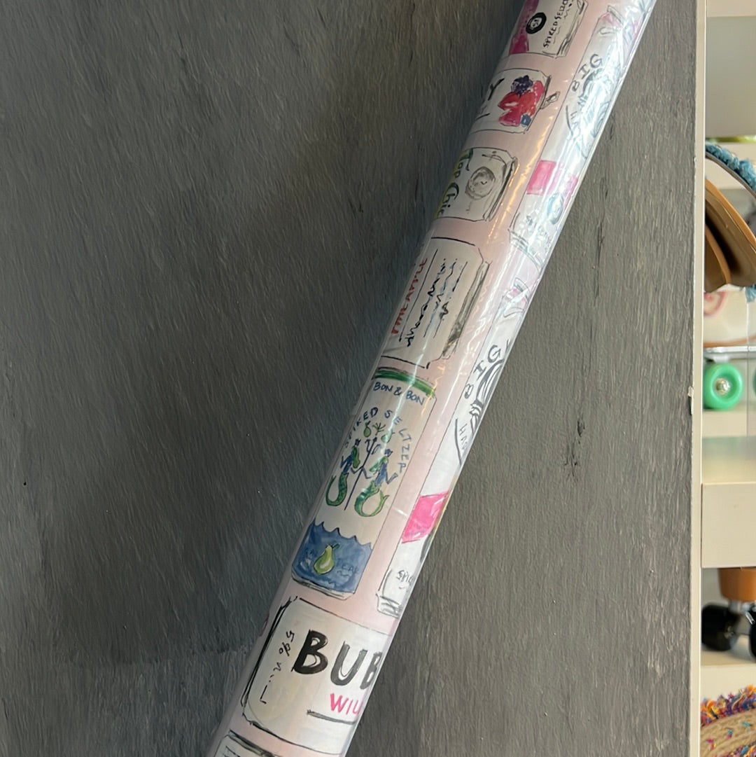 Seltzer wrapping paper