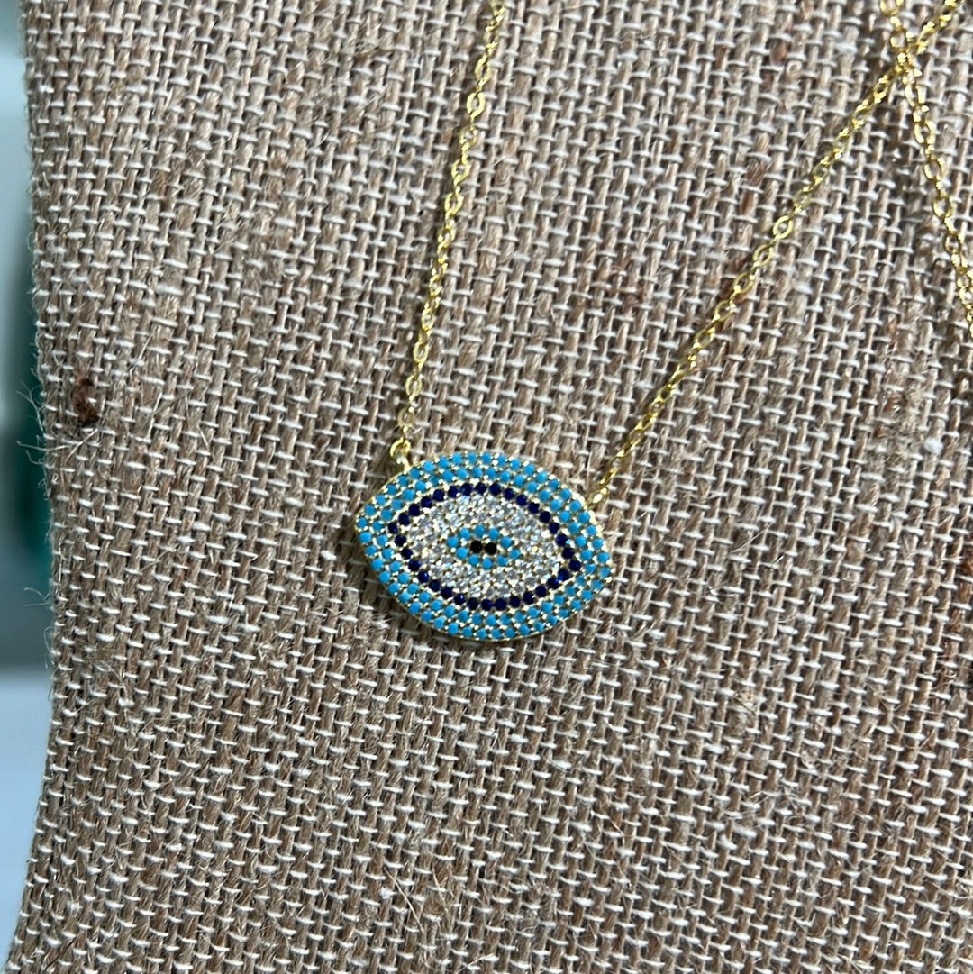 Layered Crystal Evil Eye